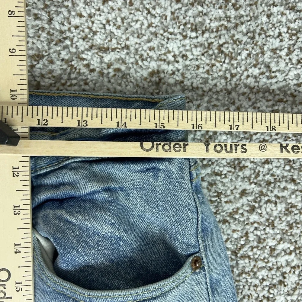 Levis 512 Jeans Mens 32x30 Blue Slim Taper Stretch Denim Light Wash Casual Basic